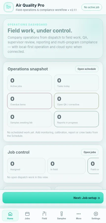Air Quality Pro application